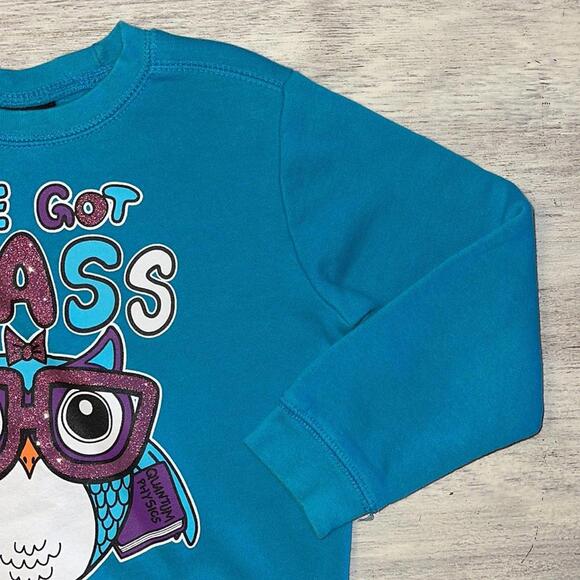 EUC Joe Boxer I’ve Got Class Owl Sweatshirt - Picture 3 of 4